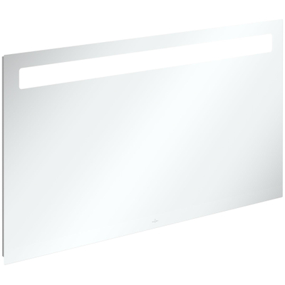 Villeroy & Boch More to see 14 More To See spiegel - met geïntegreerde LED verlichting horizontaal - 3 voudig dimbaar - 130x75x4.7cm - glans zilver