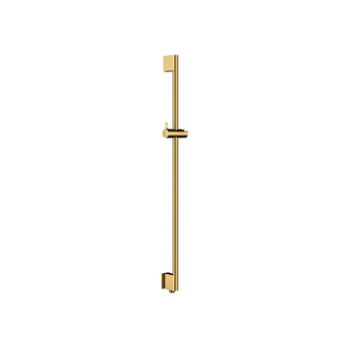 Hotbath Mate Glijstang - 90cm - geïntegreerde waterinlaat - rond - PVD - geborsteld messing goud