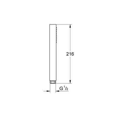 Grohe Vitalio Joy Cube Stick Handdouche - chroom