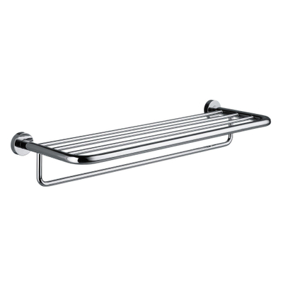 Emco Rondo 2 handdoeklegger met handdoekhouder chroom