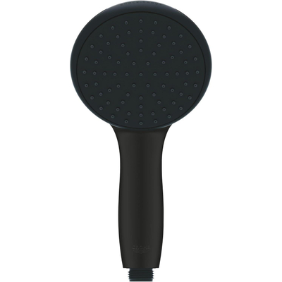 GROHE Precision Start Ensemble de douche - mitigeur thermostatique - avec ensemble de douche - 60cm - douchette ronde - 1 type de jet - flexible de douche lisse - noir mat