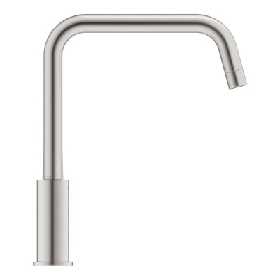 GROHE Eurosmart Robinet de cuisine 1 trou avec bec pivotant haut look acier inoxydable