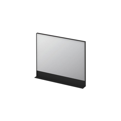 INK Miroir 100cm avec cadre noir et tablette