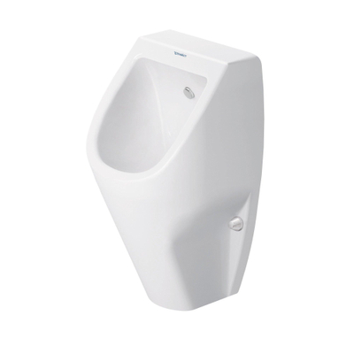 Duravit D-code Urinoir - 305 x 290 mm - verdekte toevoer - rimless - met bevestiging - wit