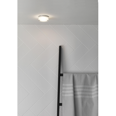 Astro Vancouver Round 90 LED Plafonnier 6.6cm IP44 éclairage intégré verre