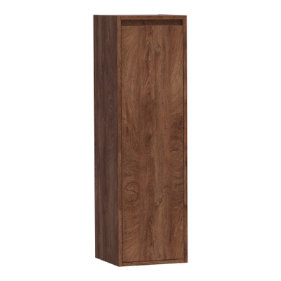 BRAUER Adore armoire de salle de bains - 120x35x35cm - avec 1 porte sans poignée ouvrant à droite Forest Cacao
