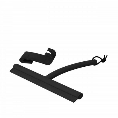 Blomus VIPO Wisser - met deurhaak - hoogte 20cm - breedte 25cm - lengte 2,5cm - Black