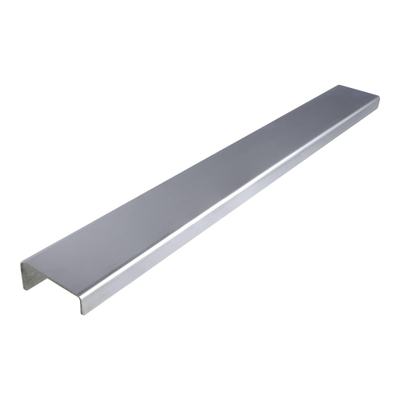 BRAUER Poignée de meuble en applique - 30 cm - modèle A - matériau inox - chrome