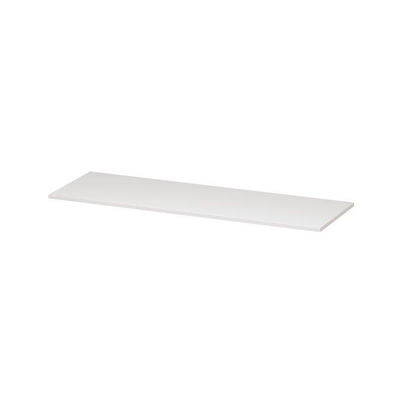 INK Topdeck Wastafelblad - 140x45x2cm - tbv onderkast - MDF lak - Hoogglans wit