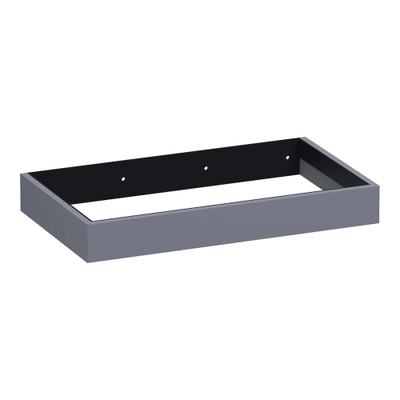 BRAUER Amaze meuble sous-lavabo 80 avec support de fixation intégré gris mat