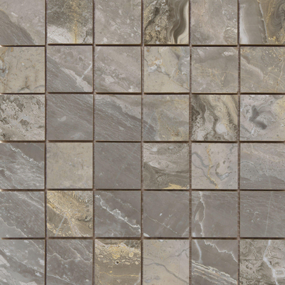 Terravito Ivello wand- en vloertegel - 30x30cm - Natuursteen look - Nature gepolijst (grijs)