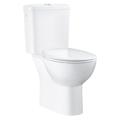 GROHE Bau WC-pack diepspoel PK met keramisch reservoir met closetzitting met deksel met softclose wit