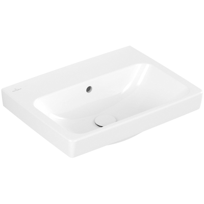 Villeroy & boch Architectura Wastafel - 42x55cm - zonder kraangat - antibacterieel - ceramicplus - wit alpine