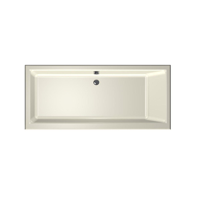Xenz Kristal Baignoire - 180x80x48 - bonde Centrale - acrylique - pergamon
