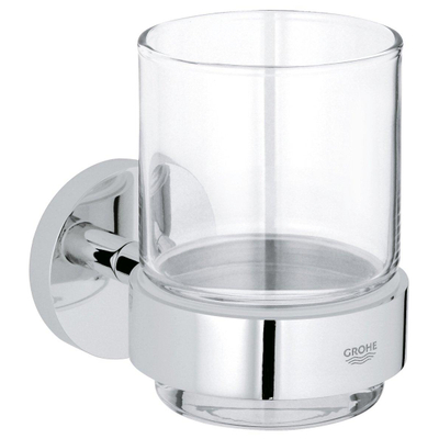 Grohe Start Bekerhouder - 9.9x10.6cm - met glas - chroom