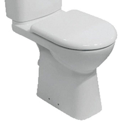 Jika Euroline Partie de cuvette pour combinaison de WC H48xL36xP67cm Chasse profonde Céramique Blanc