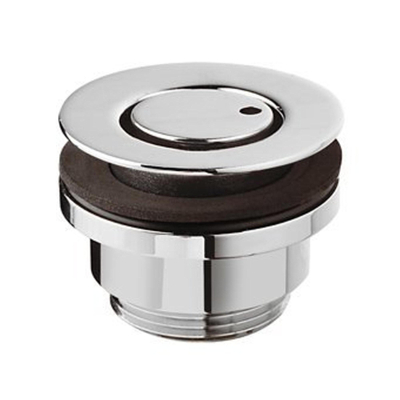 Raminex Eye bonde d'évacuation universelle pour lavabo 1 1/4 avec plaque de recouvrement fixe Ø63mm chrome