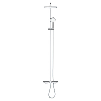 GROHE Tempesta Cosmopolitan Cube Regendoucheset opbouw - badkraan - hoofddouche 25cm - handdouche rond - chroom