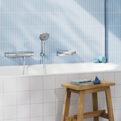 Grohe Grohtherm 2000 Badkraan - thermostatisch - met tray - chroom
