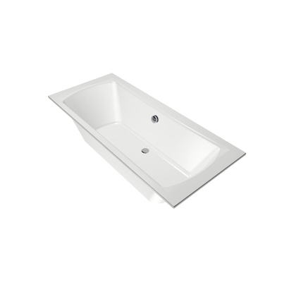 Xenz Robijn Baignoire duo - 180x80x48 - bonde Centrale - acrylique - blanc