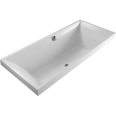 Villeroy & Boch Squaro kunststof bad quaryl rechthoekig - 180x80x50cm - met poten - glans wit