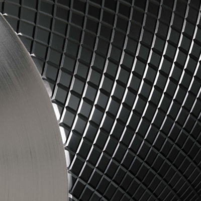 Brauer Gunmetal Carving Mitigeur de lavabo encastré - bec droit à gauche - longue poignée fine carving - modèle A 1 - PVD - gunmetal brossé