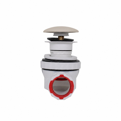 FugaFlow Eccelente Anta Siphon - 6,7 cm - gain de place - rond - solid surface - beige mat
