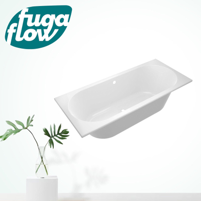 FugaFlow Efficiente Anta Ligbad - 190x90cm - acryl - duo - glans wit
