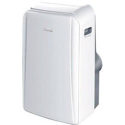 Airwell climatiseur mobile avec télécommande 10000btu 100m3 blanc