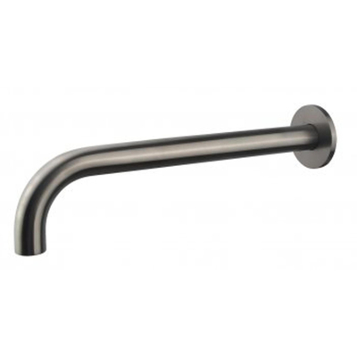 Wiesbaden Caral Baduitloop rond - 30cm 1/2" - PVD - gunmetal (antraciet)