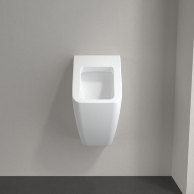 Villeroy & Boch Venticello Cuvette d'urinoir 28.5x54.5x31.5cm avec aspirateur DirectFlush Ceramic+ stone white