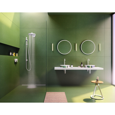 Hansgrohe Flowstar Siphon design mat blanc