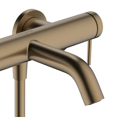 Hansgrohe Tecturis s Eengreeps badmengkraan - opbouw - geborsteld brons
