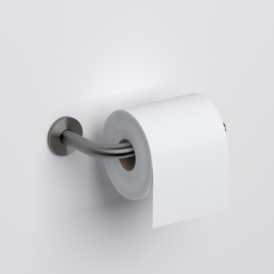 Clou Kaldur toiletrolhouder L-vorm gunmet geborsteld PVD