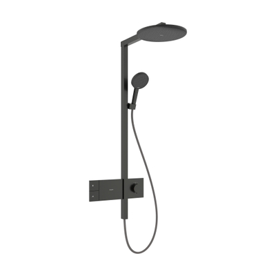 Hansgrohe Raindance alive colonne de douche - 300 1 jet EcoSmart therm. - Chrome noir brossé (anthracite)