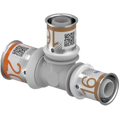 Uponor S press plus ppsu presse composite t pièce courant 20x16x16mm