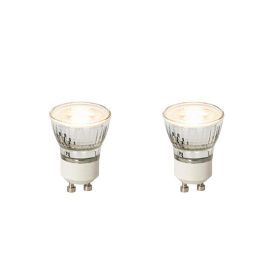 Luedd Lampe LED - lot de 2 - GU10 - 4W - 2700K - 200LM - à intensité réglable