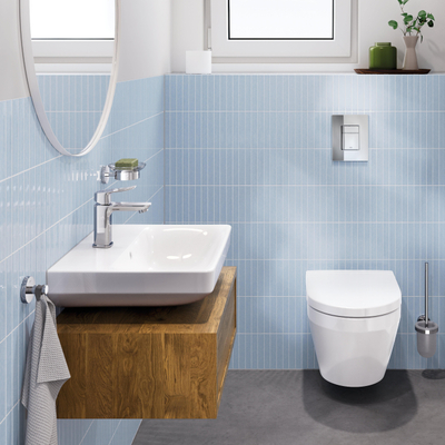 GROHE Euro Ceramic wastafel - 45x39x15.5cm - 1 kraangat - met overloop - wit