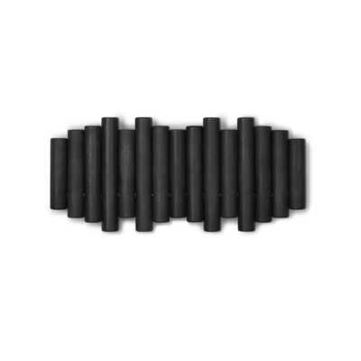 Umbra Picket patère 38x17x4cm Bois de pin Noir