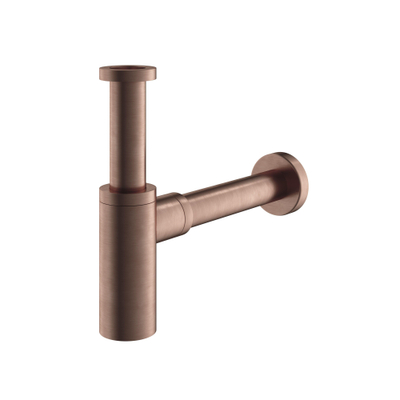 Hotbath Archie Design sifon rond BCP - PVD - geborsteld koper