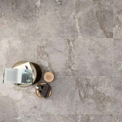 Edimax astor Golden age carreau de sol et de mur 60x60cm rectifié aspect marbre gris mat