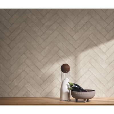 SAMPLE Fap Ceramiche Nobu wand- en vloertegel - 6x24cm - Natuursteen look - Grey mat (grijs)