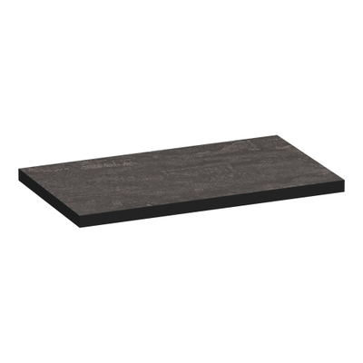 BRAUER MFCPlus Plan sous vasque MFC 80.6x46x3.6cm MFC Métal/Noir