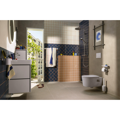 Hansgrohe iFrame Original S plaque de déclenchement pour double chasse mat blanc