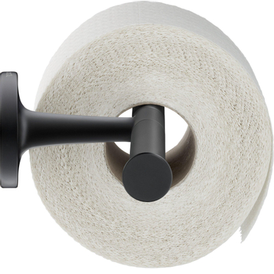Duravit Starck T Toiletrolhouder - dubbel - zonder klep - mat zwart