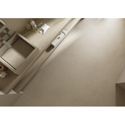 Cifre Ceramica Norwich wand- en vloertegel - 60x60cm - gerectificeerd - Betonlook - Sand mat (beige)