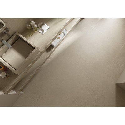 Terravito Allora wand- en vloertegel - 60x60cm - gerectificeerd - Betonlook - Sand mat (beige)