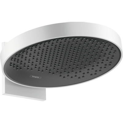 Hansgrohe Rainfinity PowderRain pomme de douche 360 1 jet avec bras de douche inclinable verticalement 10-30° Ø36cm mat blanc