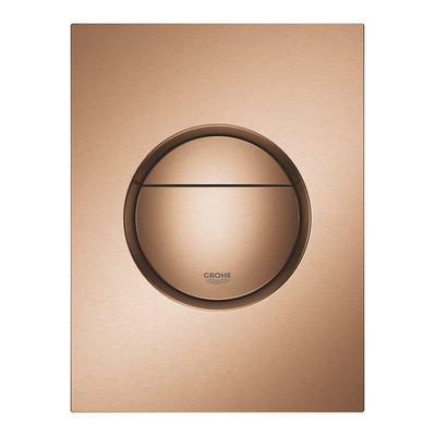 Grohe nova taille s plaque de pression warm sunset brushed second chance