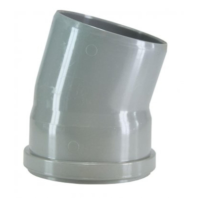 Riko coude de drainage pvc 15gr.manchet/spigot 110mm